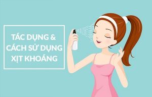 Cách sử dụng xịt khoáng hiệu quả nhất