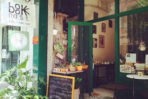 cafe sách theo kiểu Cổ Điển